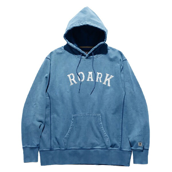 ROARK REVIVAL ロアーク リバイバル : ロゴ プルオーバーパーカ(裏毛) SLATE BLUE