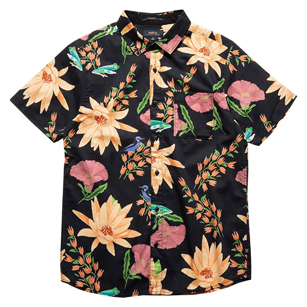 ROARK REVIVAL ロアーク リバイバル : 半袖シエラマドレシャツ Black