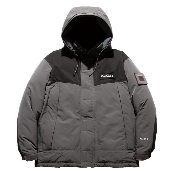 ROARK REVIVAL ロ弧線 返り咲き × WILDTHINGS ワイルドシングス : モンスターダウンジャケット DESERT GRAY