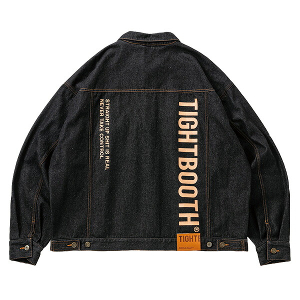 TIGHTBOOTH PRODUCTION タイトブースプロダクション : デニムジャケット Black｜ＨＯＯＤ