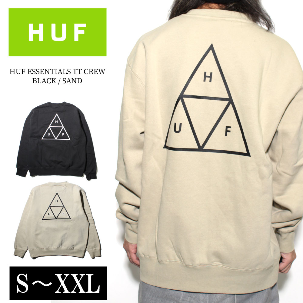 楽天市場】HUF ハフ トレーナー 長袖 スウェット クルーネック 全2色 S