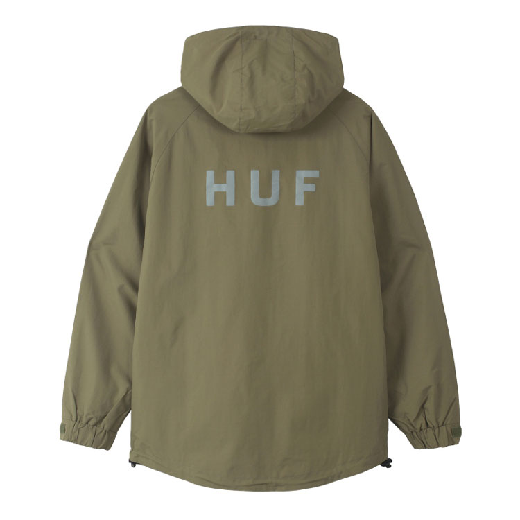 HUF - 《即完売品》HUF ハフ 刺繍ロゴジャケット ナイロン フリース
