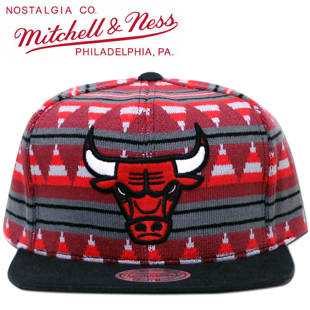 【Mitchell&Ness】CHICAGO BULLS KNIT SNAPBACK CAP/ミッチェルアンドネスから日本未発売のボディーがニット素材で編まれた激レアアイテムが入荷!!チームのカラーに合わせたカラーリングは目立つ事間違い無い!!