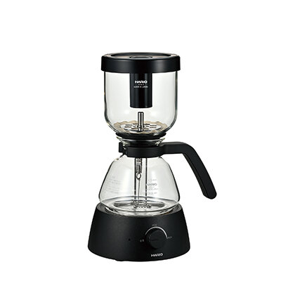 ハリオ HARIO Electric Coffee Syphon 火を使わずに使える電気式のサイフォンコーヒーメーカー。