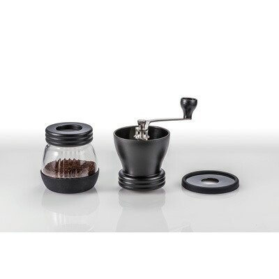楽天市場 ハリオ Hario コーヒーミル オクト Moc 3 Tb 容量 コーヒー粉 約36g カラー 透明ブラック ホーオンキッチン