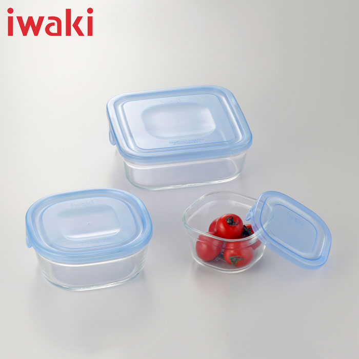 ●iwaki イワキ 保存容器 1箱 3点セット×4箱セット 楽天市場】【公式】iwaki イワキ 耐熱ガラス保存容器 8点セット