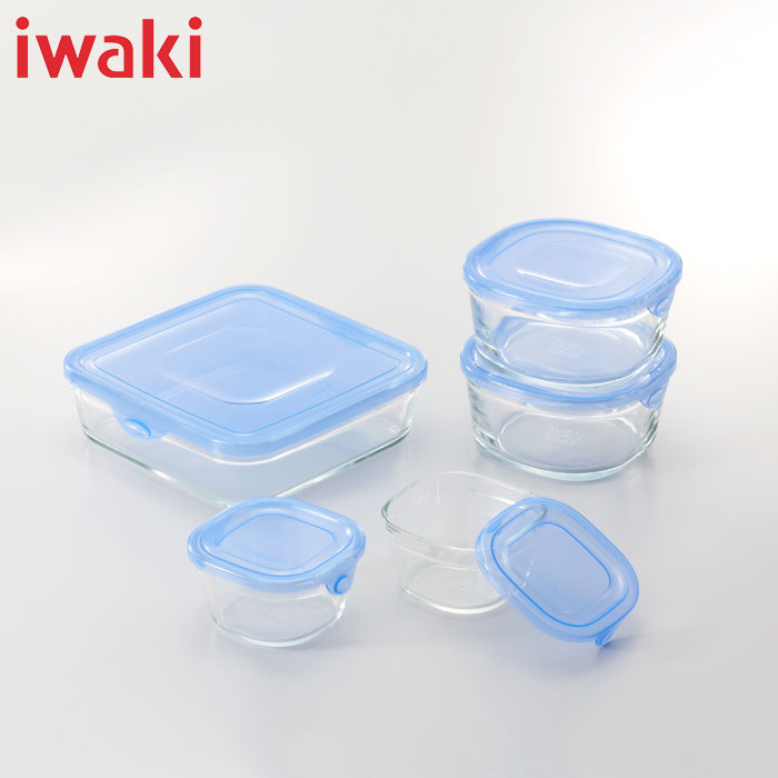 楽天市場】iwakiイワキギフトセット NEWパック＆レンジ角型4点