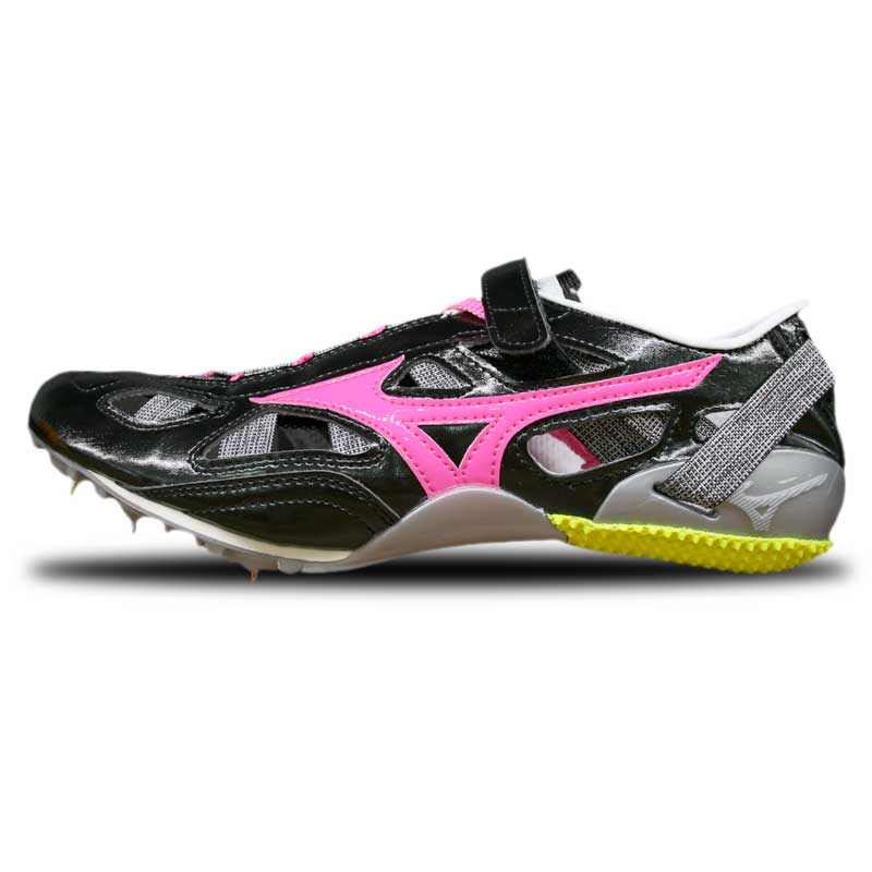 コイケオリジナル 陸上スパイク インクススプリント ブラック Fピンク MIZUNO ミズノ ランスパ 短距離用(8mq15132) 224stk