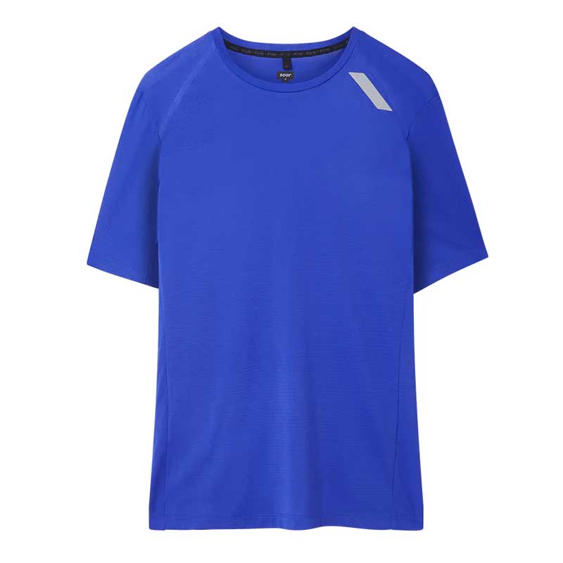 SOAR Running Mens Tech T Blue メンズランニングウェア wsom(st2mblue) メンズウェア-ランニング・マラソン-スポーツ・アウトドア