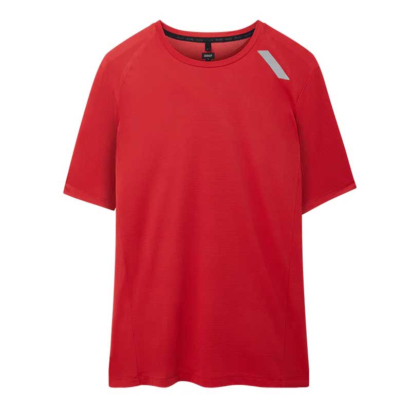 SOAR Running Mens Tech T Red メンズランニングウェア wsom(st2mred)