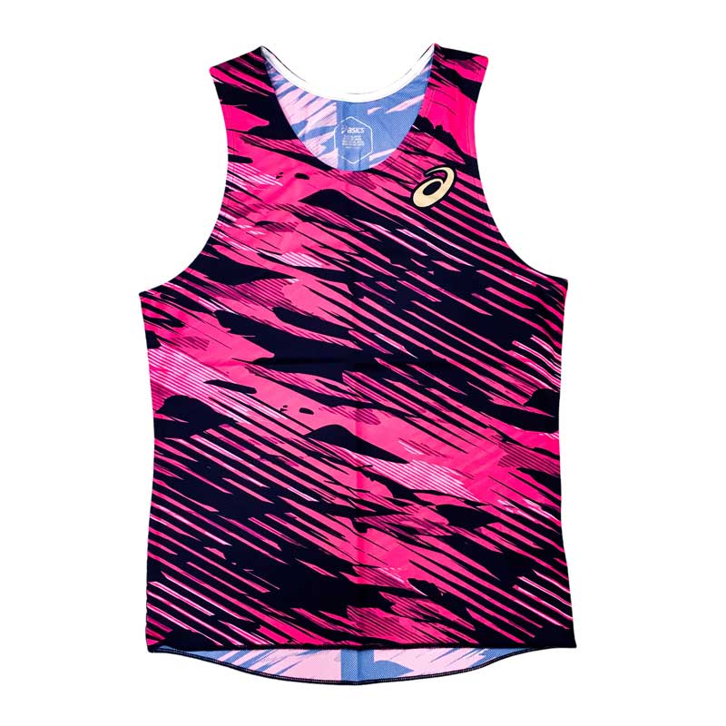 ASICS SINGLET exclusive アップル運動競技一風変わった シングレット アシックス メンズランニングウェア asmst wasm(asmrt202202)