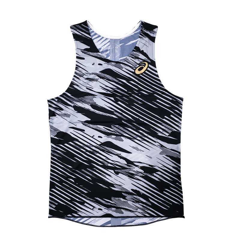 ASICS SINGLET exclusive アップル運動競技事あたらしい シングレット アシックス メンズランニングウェア asmst wasm(asmrt202208)