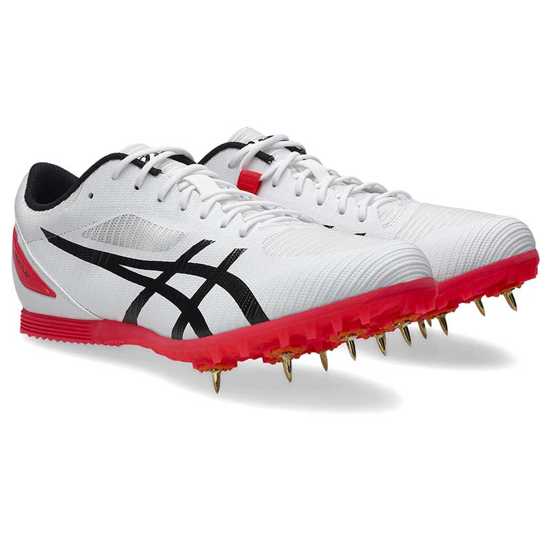 アシックス ヒートフラット12 asics HEATFLAT12 短・中距離用 陸上スパイク 1093A195-102 2026asp 土トラック兼用 kenyo(1093a195102)
