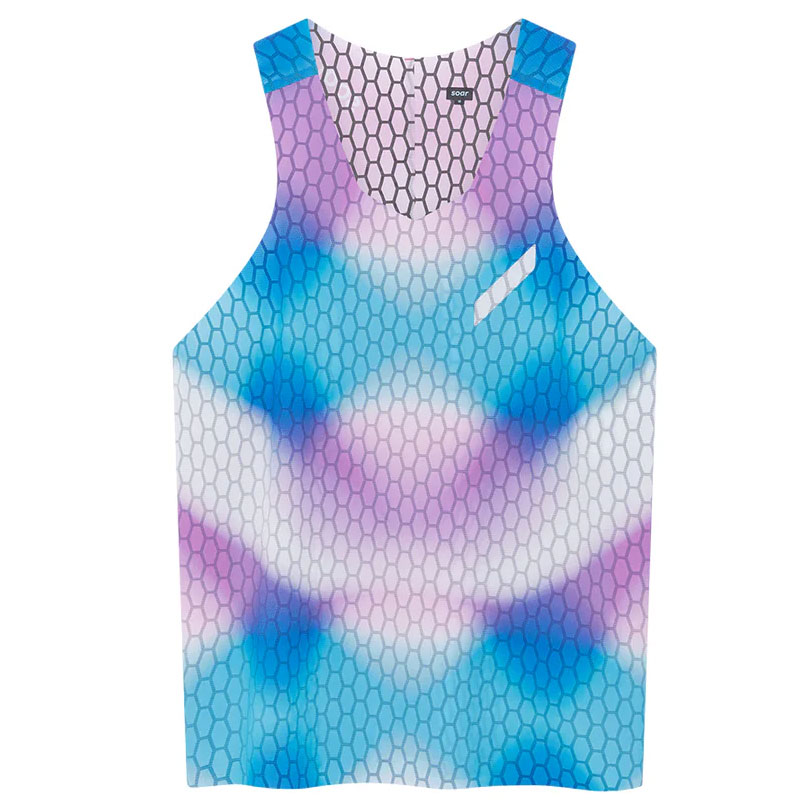 SOAR Running Mens GRAPHENE VEST Magenta Blueメンズランニングウェア 2026SS wsom(ss26sv5mmagentablue)