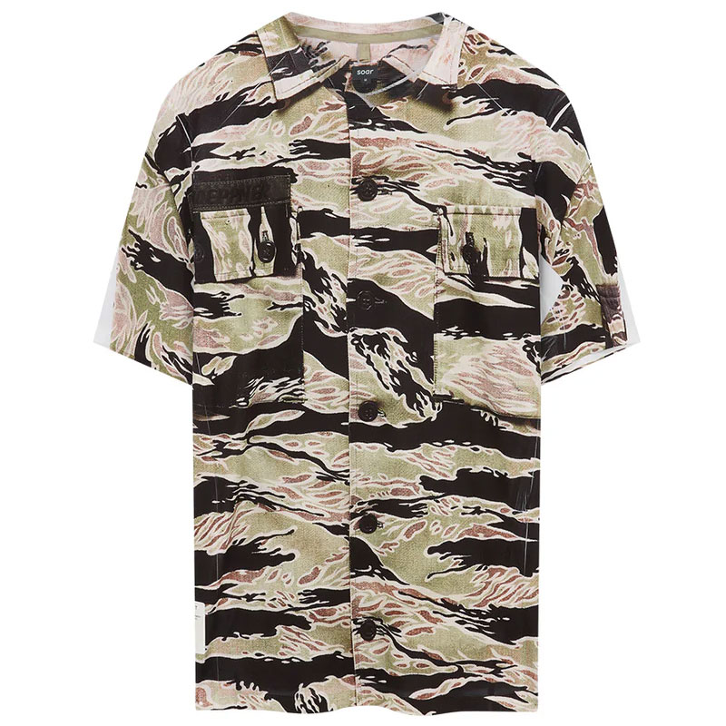 SOAR Running Mens Artefact T Camoflauge Shirt メンズランニングウェア 2026SS wsom(ss26st3mcamoflaugeshirt)