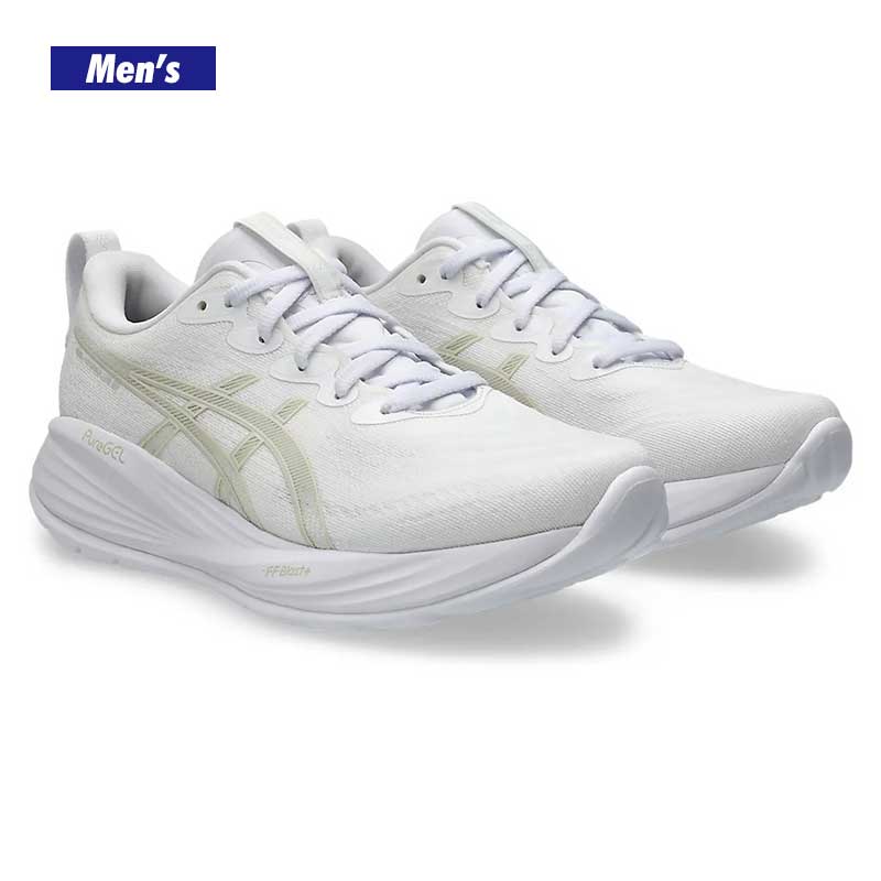 ASICS ホワイト スニーカー　26.0センチ アシックス（ASICS）ランニングシューズ ゲルキュムラス26