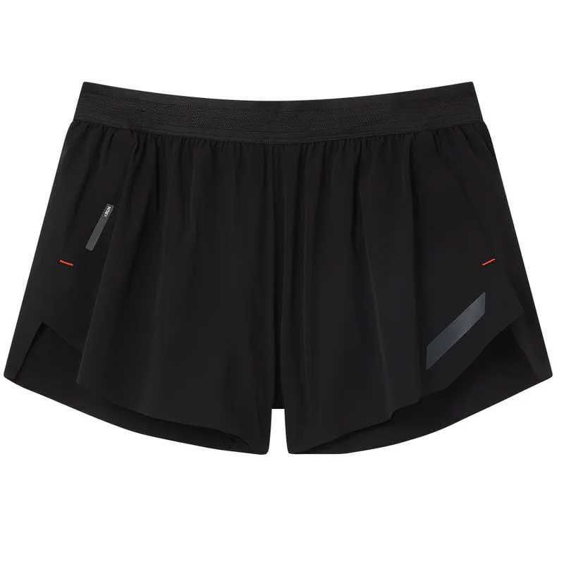 SOAR Running Mens SPLIT SHORTS Black メンズランニングウェア 2026SS wsom(ss26ss8mblk)