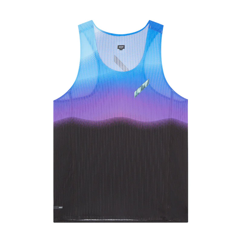 SOAR Running Mens Race Vest メンズランニングウェア wsom(sv1mblkpur)｜HOOP HOUSE
