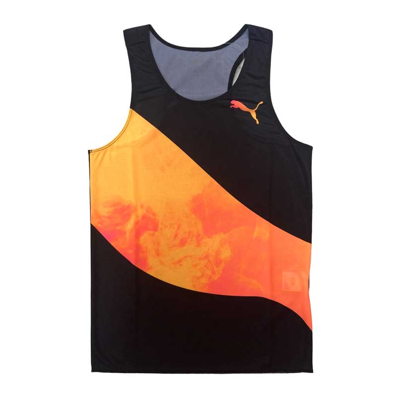 プーマ シングレット PUMA メンズランニングウェア M PUMA SINGLET AOP M exclusive コイケスポーツオリジナル