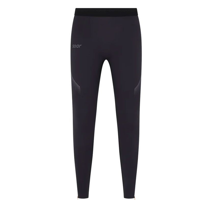 SOAR Running Mens WOOLTECH TIGHTS black メンズランニングウェア 2025AW wsom(aw25stg2mblack)