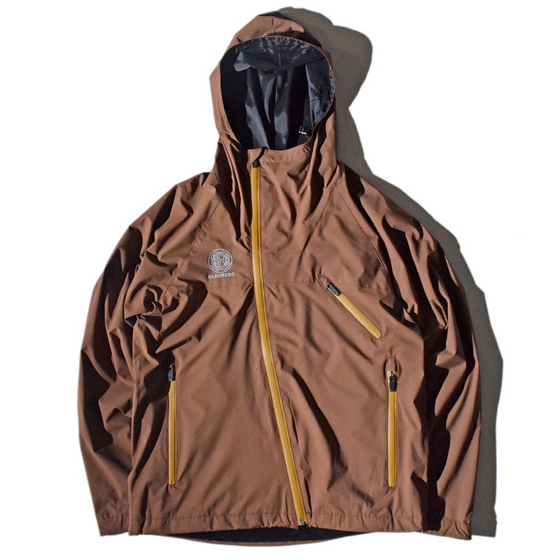 ELDORESO Garushia Jacket エルドレッソ ランニング 2025FW(e3202325brown) 2502wtk オンライン限定 返品交換不可