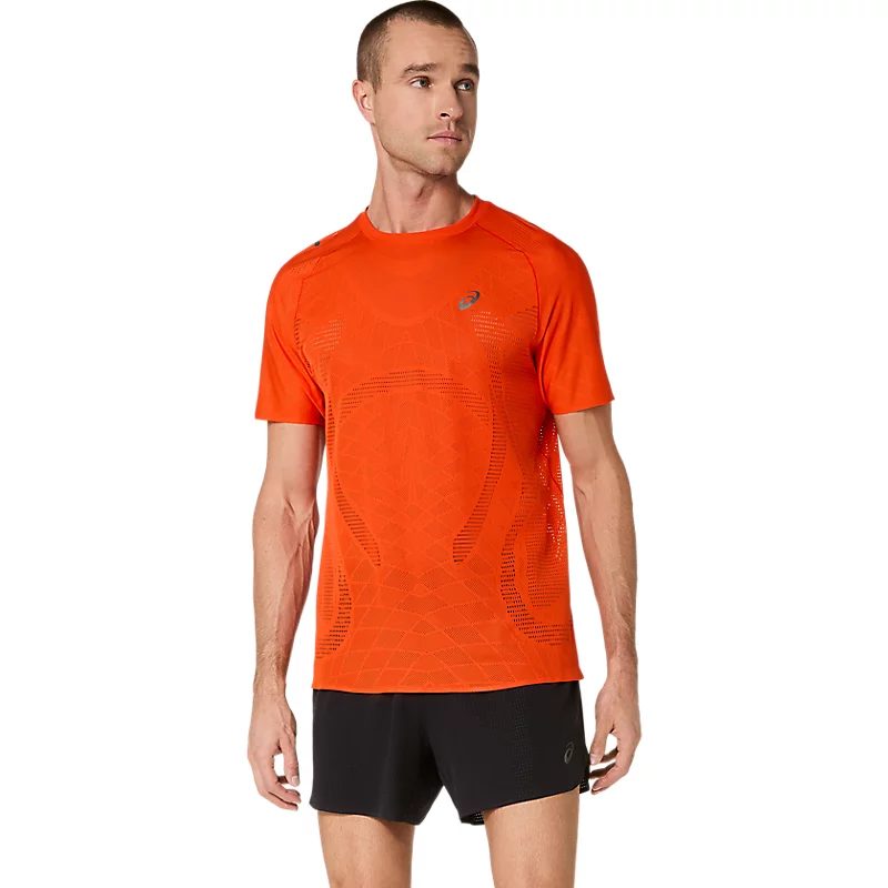 アシックス メタラン ショートスリーブシャツ METARUN SS TOP 2011d510 800 メンズランニングウェア ASICS 2026AW wasm(2011d510800)｜HOOP HOUSE