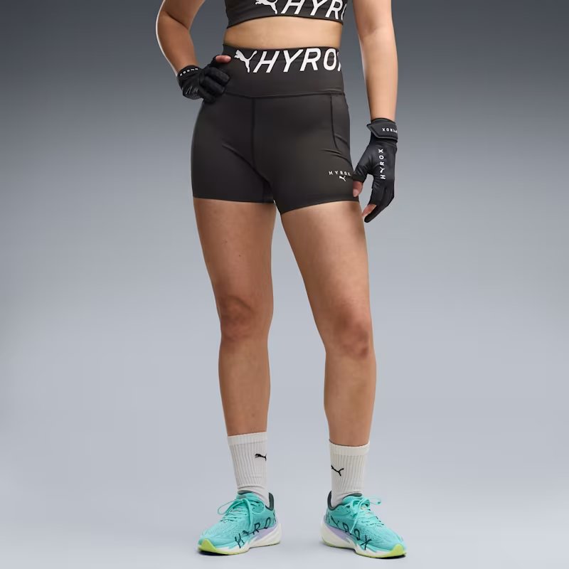 WOMENS PUMA × HYROX PWRMODE 4INCH SHORT TIGHT 529151 01 ショートタイツ プーマ レディース ランニングウェア 2026FW wpuw(52915101)|HOOP HOUSE
