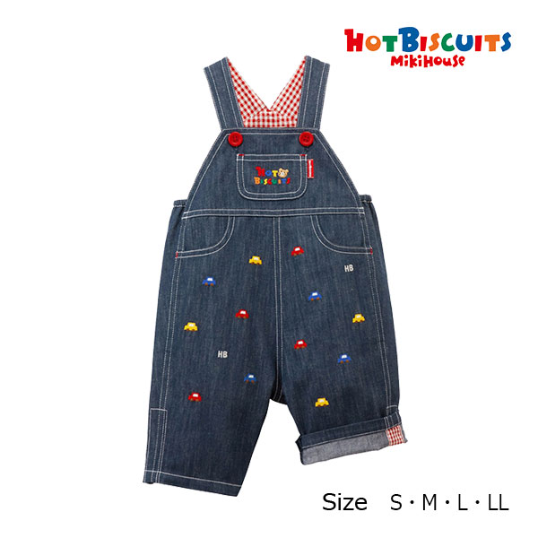 MIKIHOUSE 子供服 オーバーオール 90cm 新品未使用タグ付き 13-3301-689.jpg