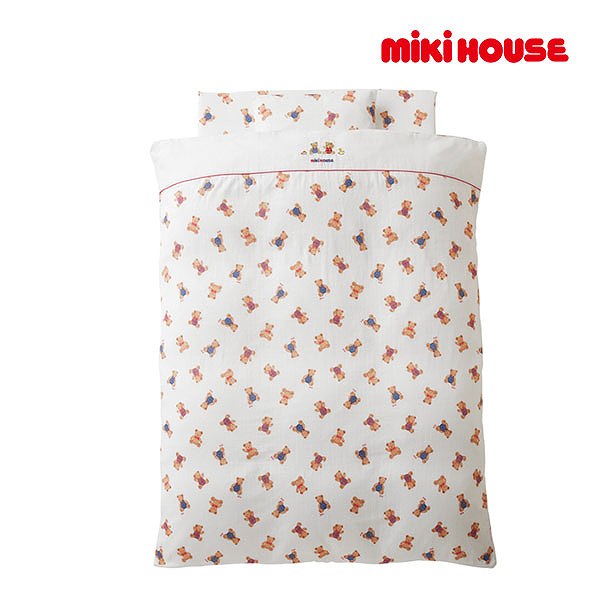 ●継続期間押さえるP11倍●取り寄せ商いもの●ミキハウス mikihouse ミキハウスもの言う花  ミキハウスベア柄 ふとん取りまかなう書き割り 乳飲み子 生み出すこと準備すること  お坊っちゃん お嬢さん 抗菌 抗濾過性病原体