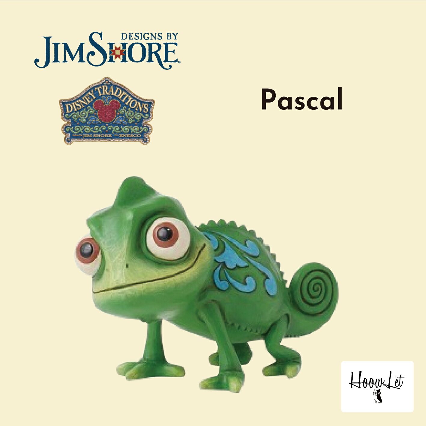 ディズニープリンセス 塔の上のラプンツェル 15周年 ディズニー グッズ ジムショア パスカル Pascal フィギュア 置物 人形 ディズニートラディションズ JIM SHORE 正規輸入品 ギフト プレゼント画像