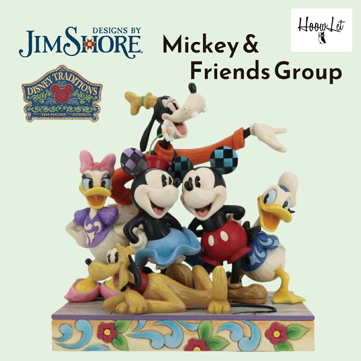 楽天市場】ディズニートラディション ジムショア ミッキーと
