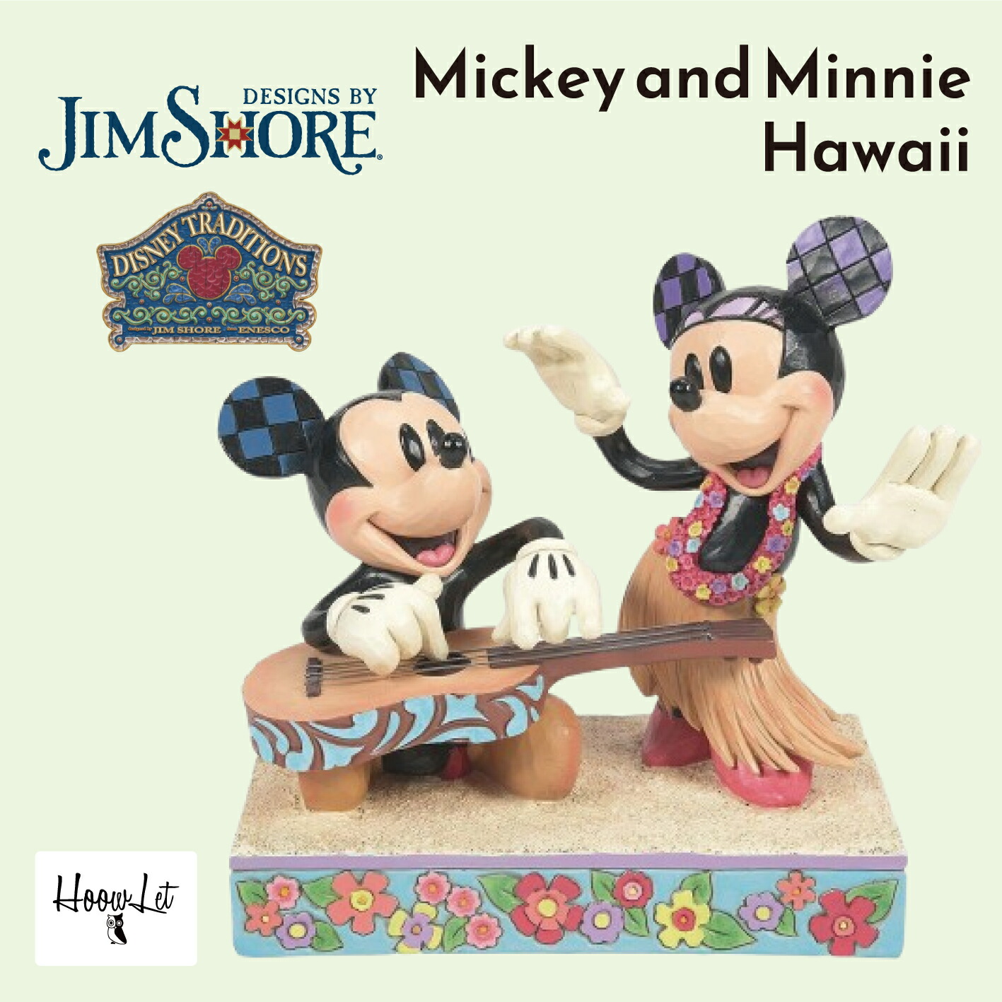 enesco ジムショア ミッキー＆ミニー Hawaiian Holiday Mickey and Minnie Hawaii – Jim Shore