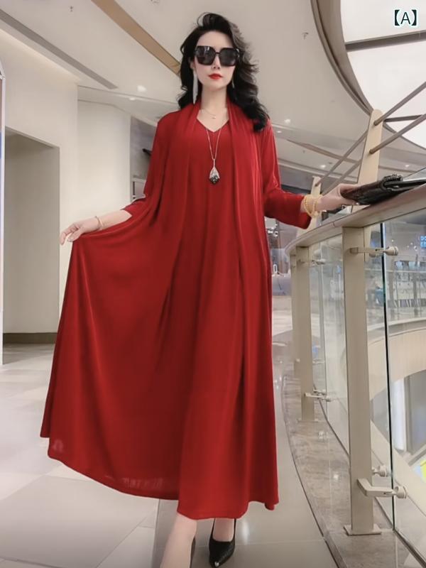 ワンピース シフォンワンピース レディース ロングワンピース シャツワンピース ワンピース シフォンワンピース レディース ロングワンピース シャツワンピース 春秋 アート レトロ 大きいサイズ シルクドレス レディースな 年齢を 減らす フェ|ホープ