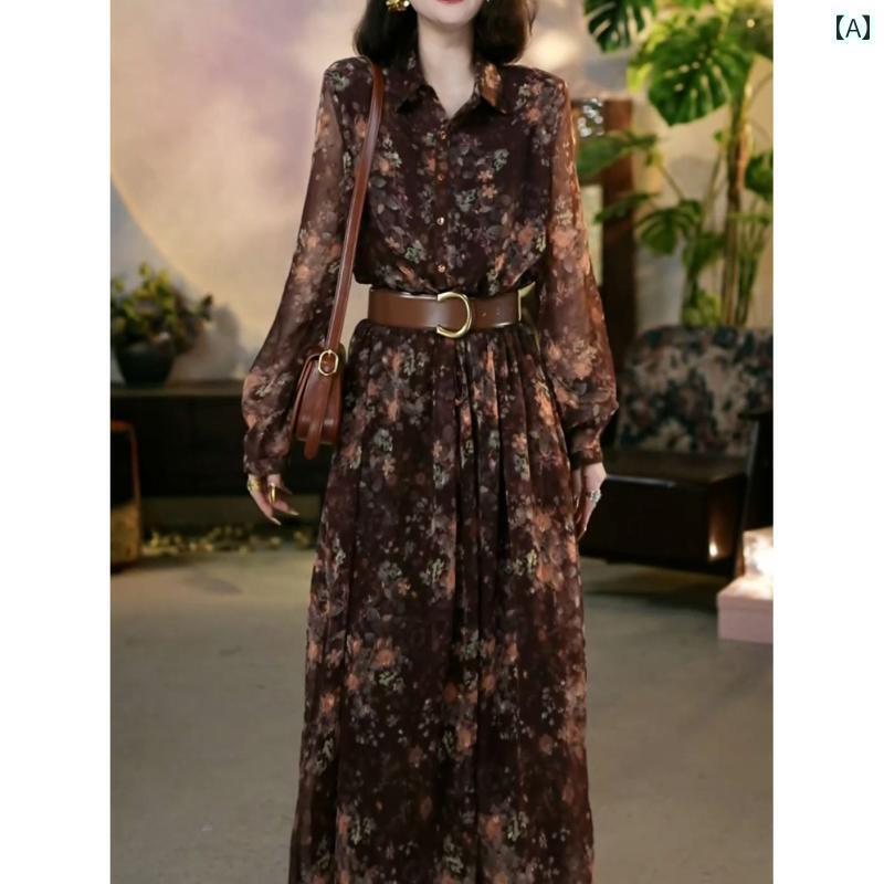 楽天市場】ワンピース シフォンワンピース レディース ロング