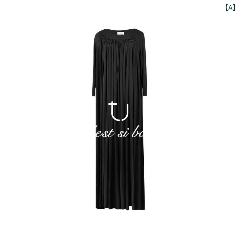 ワンピース シフォンワンピース レディース ロングワンピース シャツワンピース ワンピース シフォンワンピース レディース ロングワンピース シャツワンピース TU レディース モダン エラ ヘビー プリーツ ドレス 春 スタイル ロング スカ|ホープ