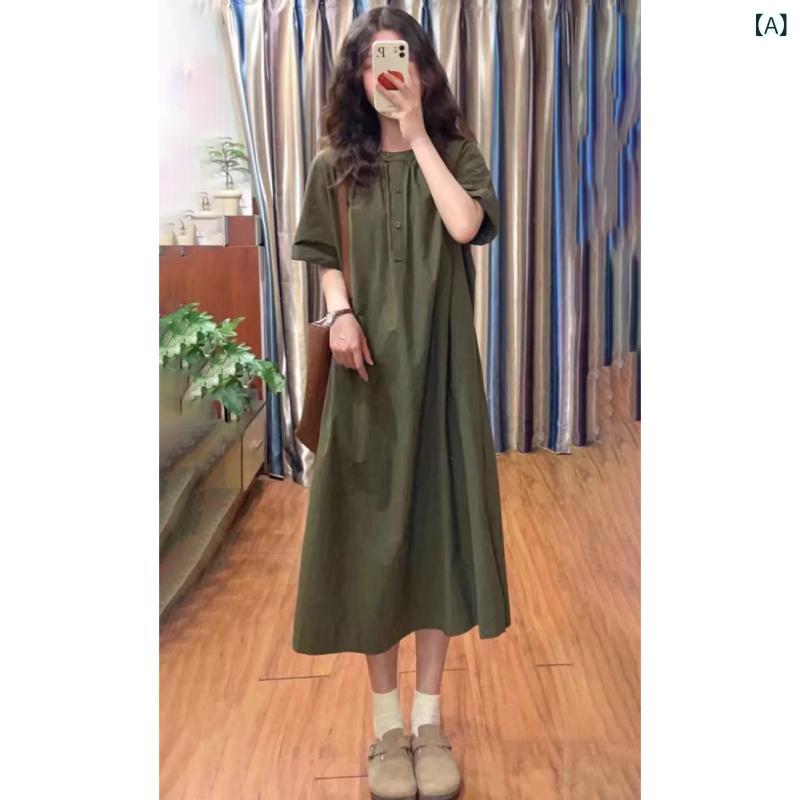マタニティウェア 産前 産後 春夏 ゆったり マタニティワンピース セットアップ パンツ 妊婦 ドレス 半袖 薄手 丸 首 ゆったり スリム お腹 カバー ミディアム ロング 2025夏 シャツ ホット ママ