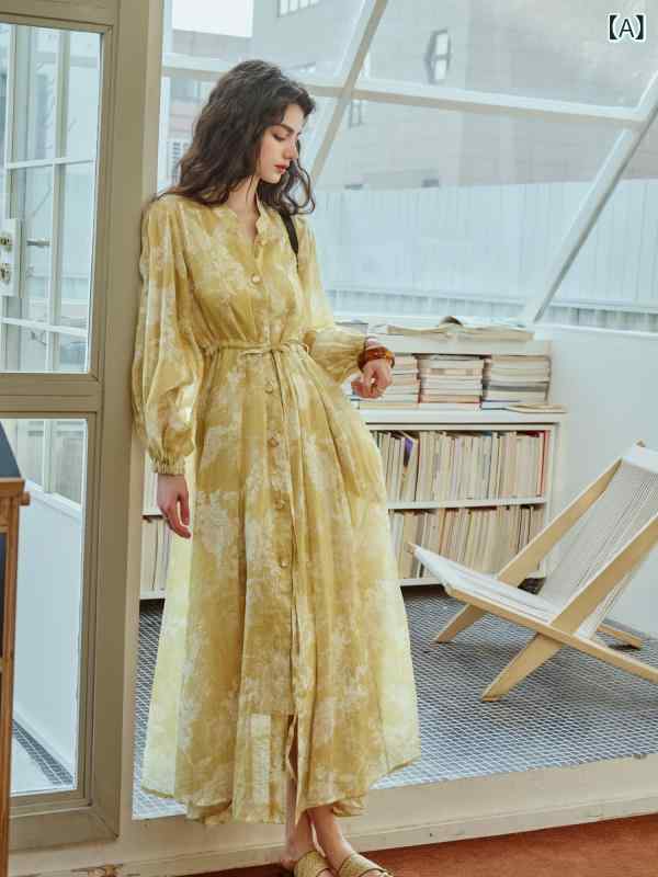 衣裳 シフォン衣裳 レディース ロング衣裳 プルオーバー衣裳 衣裳 シフォン衣裳 レディース ロング衣裳 プルオーバー衣裳 リヴ 昼過ぎの ジヴェルニー カラムシ 刷り上げる パフ衣袂 焙じる 輪っか 酉の方角 掏摸ミ