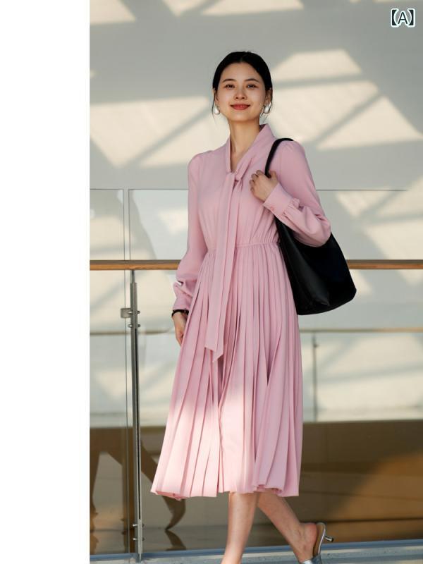 ワンピ シャツワンピ ロング マキシ PM 評点の 服 / 吸いつける的で 律動的 なの 通い フレンチ 流れるような 襟の かっこ良いな 筋目 御召しもの 亭主もち 25 春