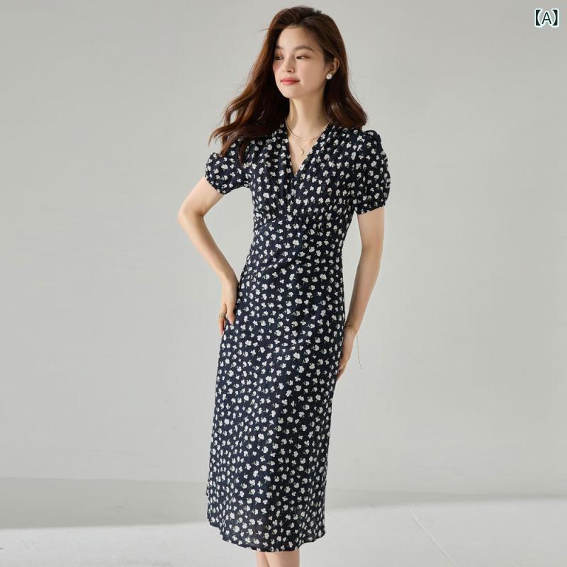 シャツワンピ シャツワンピ ロング マキシ マキシ衣装 25 夏 肌に 人懐っこい 綿 花柄 レトロ 風合い ソルト シュリンク か細い パフ捩り 筋目 並み並み 丈 お召しもの 黒いこと レディース