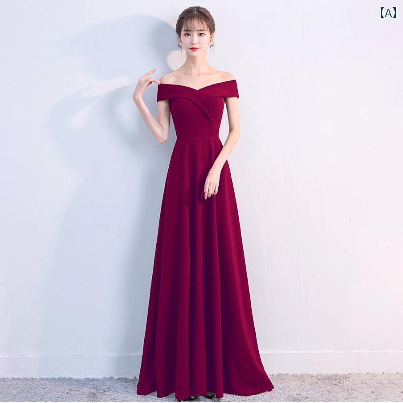 パーティードレス ドレス ドレスワンピース ロングワンピース 二次会 女性用 イブニングドレス パーティー用 花嫁 介 添 人 ドレス ホワイト パーティー 結婚式 婚約 軽い ハイエンド 魅惑的 ロング