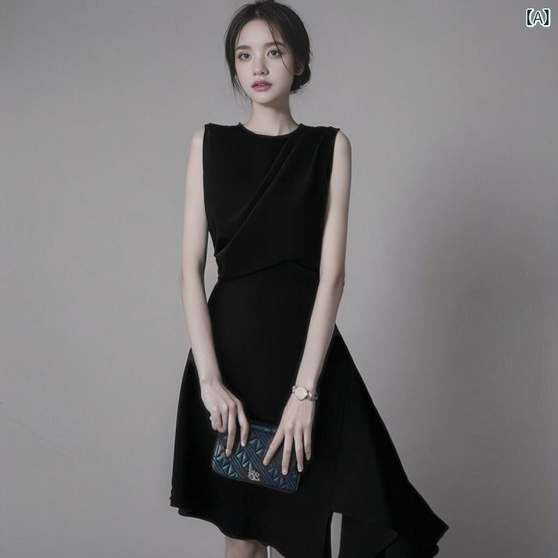 パーティードレス ドレス ドレスワンピース ロングワンピース 二次会 女性用 リトル ブラック ドレス ショート 高級 パーティー 誕生日 普段着と しても 着られる エレガントな|ホープ