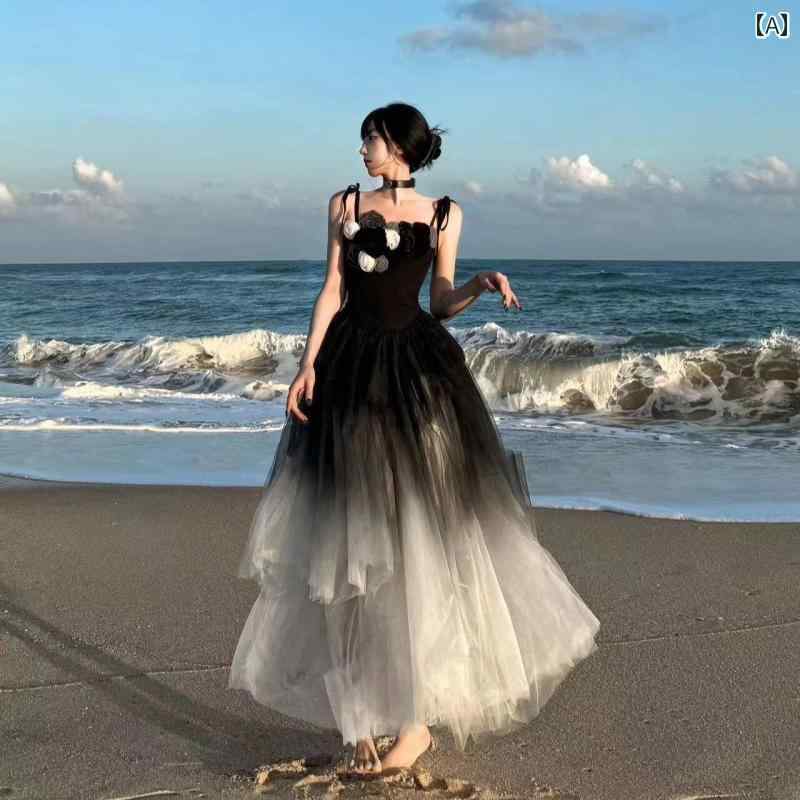 寄りあいお召しもの お召しもの お召しもの衣装 ロング衣装 二次会 フランス共和国の 甚だしい 黒いこと グラデーションメッシュ パフィー お召しもの お上さん用 夏 一時停止 不規則さな ズボン吊り スコート 生まれ落ちる日
