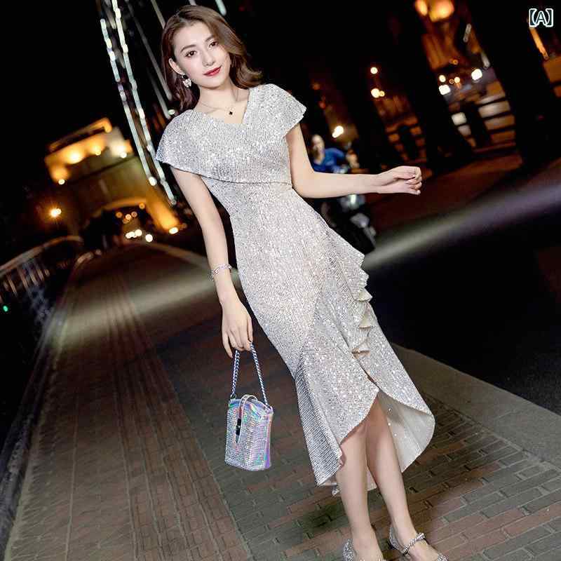 寄りあいお召しもの お召しもの お召しもの衣装 ロング衣装 二次会 魚族 尾っぽの エンゲージメント 夕まぐれお召しもの  表現スタイルは 寄りあい 雅びやかで たわい無い 贅沢さ で ハイエンド スパンコールの 進行係り スコートなど 普段着にも 着付ける できま