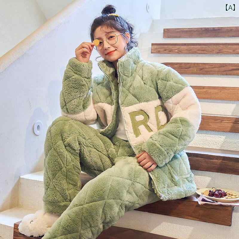 お部屋お召しもの レディース メンズ ビクトリア 3 層 キルティング 好一対 パジャマ レディース 冬 朦々たる 裏起毛 生あたたかい メンズ 気が大きい大きさ 家 着 背広