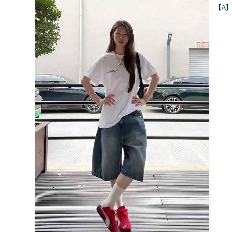 レディース デニム ワイドパンツ フレアパンツ ガウチョパンツ 体型カバー きれいめ おしゃれ レディース デニム ワイドパンツ フレアパンツ ガウチョパンツ 体型カバー きれいめ おしゃれ アメリカン レトロ カジュアル ウォッシュ ブルー 5点 パン