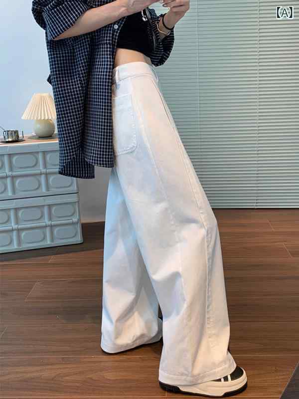 ワイドパンツ フレアパンツ レディース ゆったり 体型カバー 春パンツ おしゃれ レディース ワイドパンツ イージーパンツ 体型カバー フレア きれいめ 春夏 ホワイト オーバー オール レディース 2025 シンプル コットン ウォッシュ カジュアル
