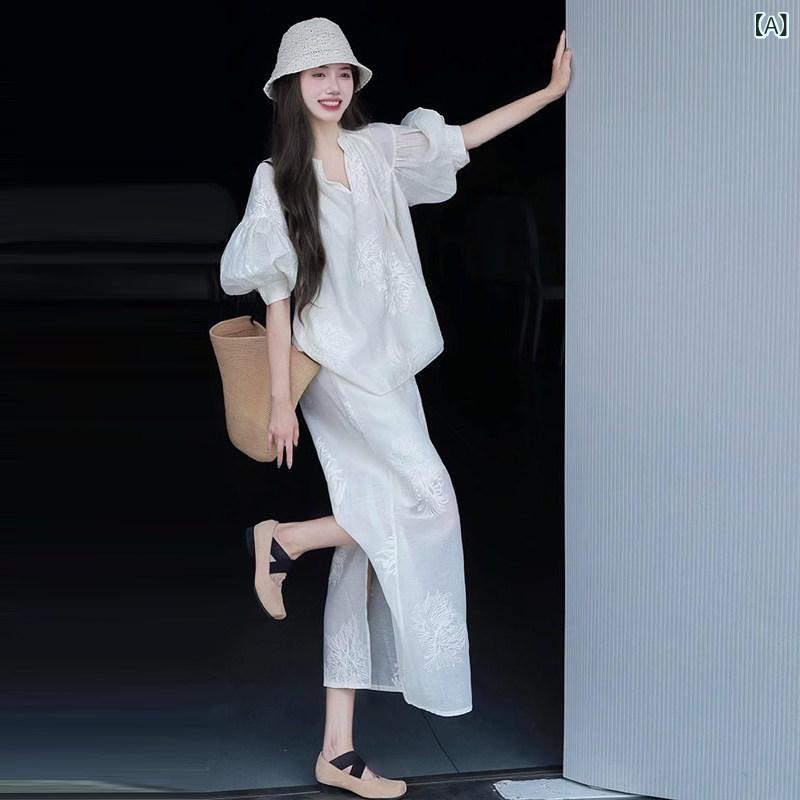 上下 レディース 仕掛ける 衣装 セットアップ 真っ白い 瀬戸もの風 背広 スコートの 夏 か細い 年歳を 減らす 流行り物 御前上等 二分の一 レングスの 背広の