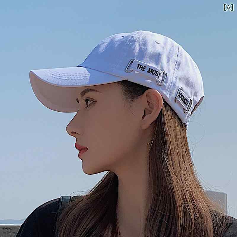 キャップ ハット り おしゃれ 韓国 女性用 野球帽 2024 ひさし キャップ 韓国 スタイル カジュアル 帽子 レディース 小顔見せ 夏の 日焼け防止