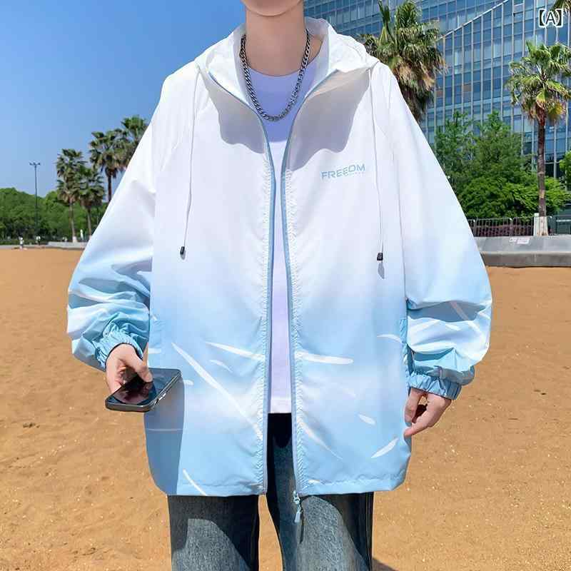 ラッシュガード 水陸両用 UVカット 男の子と ティーンエイジャー向け 夏の 紫外線 防止 冷感 日焼け防止 服 中学生と 高校生向け 軽い 釣り用｜ホープ