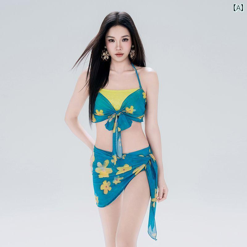 水着 レディース タンキニ 女性用 ビキニ 水着 2025年 ホット スタイル ハイエンド小 胸 美しい バケーション レディース ビーチ スプリット